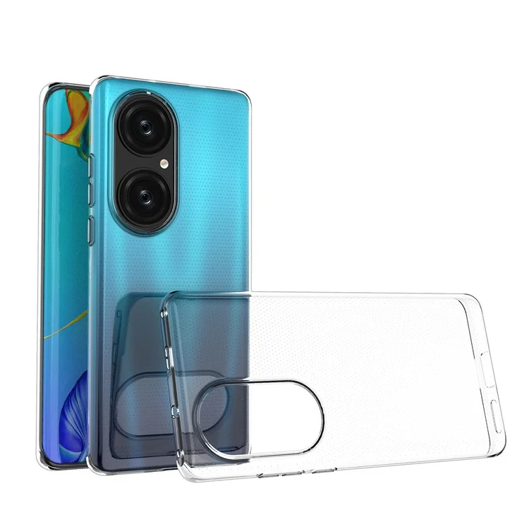 Crystal Clear Super Slim TPU Phone Protective Case for Huawei P50 Pro-Cellmalls