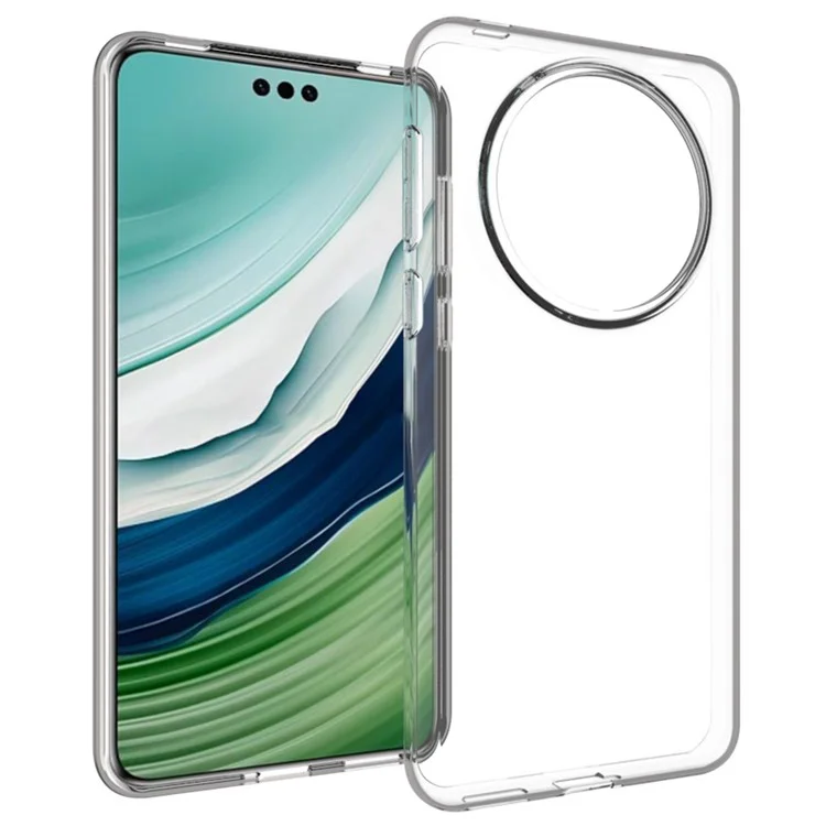TPU Phone Protector for Huawei Mate 60 Pro+ Case Transparent Phone Shell (Big Rear Lens Hole)-Cellmalls