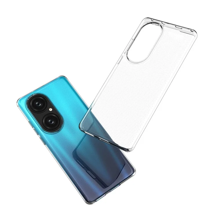 Crystal Clear Super Slim TPU Phone Protective Case for Huawei P50 Pro-Cellmalls