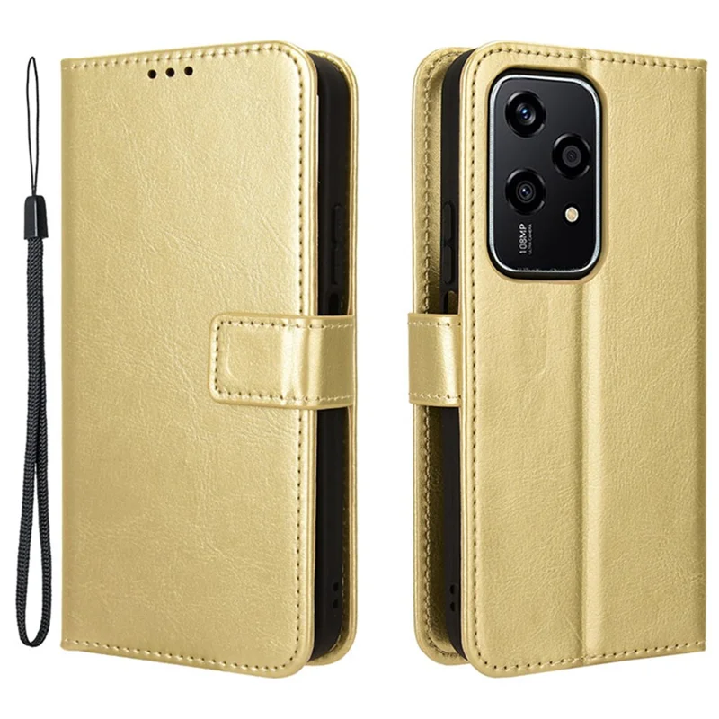 For Honor 200 Lite Case Leather Wallet Phone Cover Mobile Accessories Wholesale Supplier - Black-Cellmalls