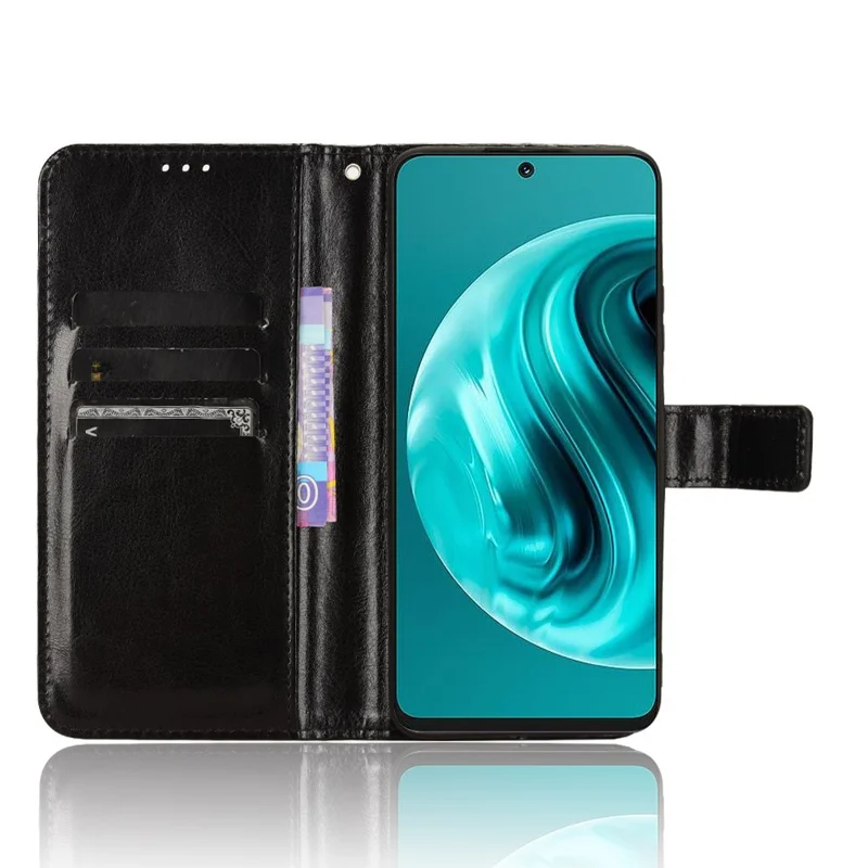 For Huawei nova 13i 4G / nova 12i 4G / Enjoy 70 Pro Leather Wallet Phone Case Mobile Accessories Wholesale - Black-Cellmalls