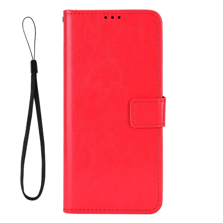 For Huawei nova 11 / nova 12s 4G / nova 12 Lite 4G Wallet Phone Case PU Leather+TPU Crazy Horse Texture Phone Cover with Stand Function - Red-Cellmalls