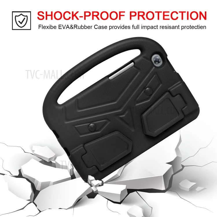Sparrow Style Shockproof EVA Case with Kickstand for Huawei MediaPad M3 Lite 8/M5 Lite 8 - Black-Cellmalls