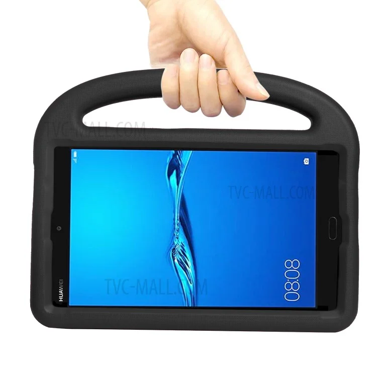 Sparrow Style Shockproof EVA Case with Kickstand for Huawei MediaPad M3 Lite 8/M5 Lite 8 - Black-Cellmalls