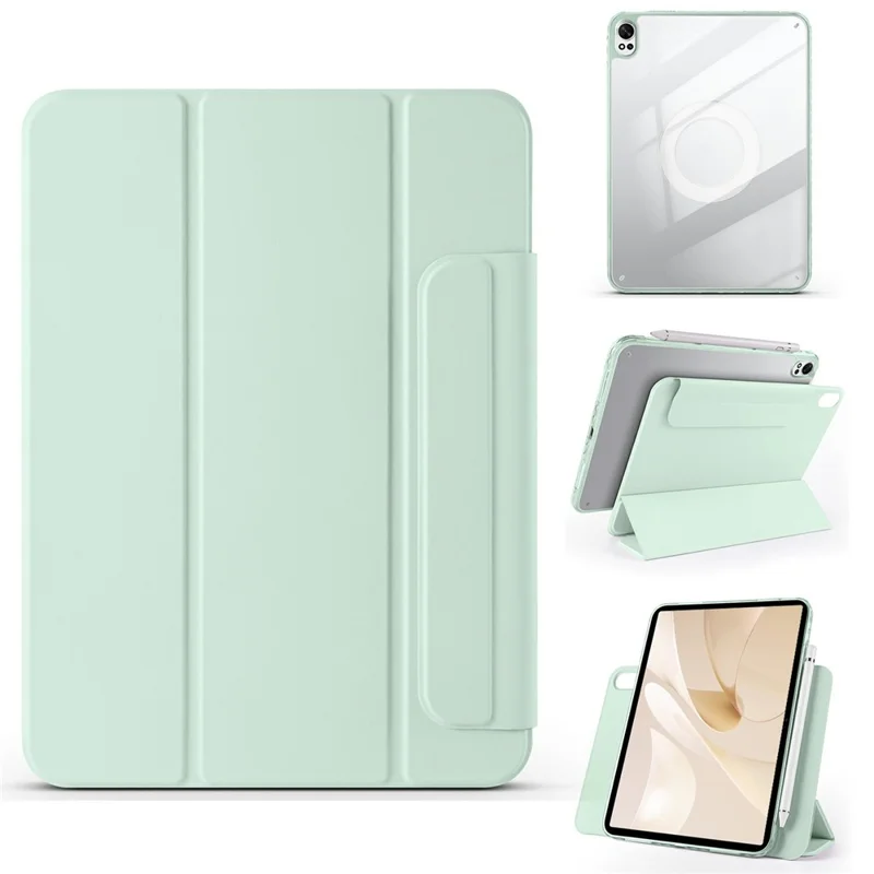 For Huawei MatePad 12 X / MatePad Air (2024) Case Folding Stand Magnetic Leather Tablet Cover - Baby Blue-Cellmalls