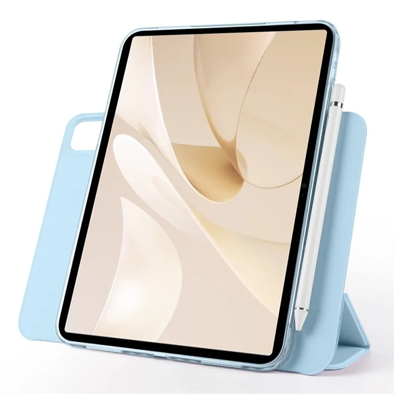 Leather Case For Huawei MatePad Air 11.5 inch (2023)  /  MatePad 11.5 S  /  MatePad 11.5 Folding Stand Magnetic Tablet Cover - Baby Blue-Cellmalls