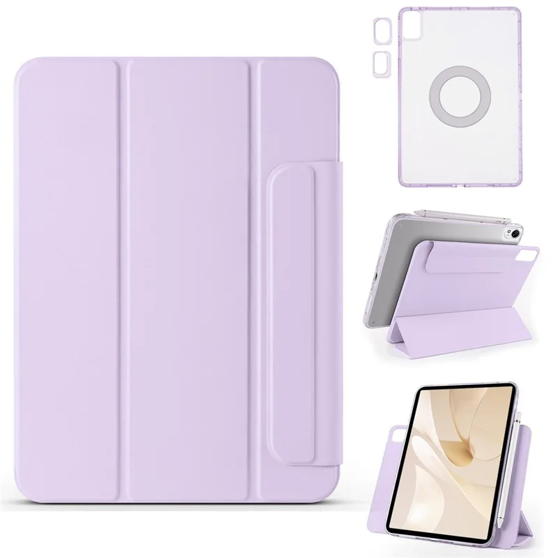 Leather Case For Huawei MatePad Air 11.5 inch (2023)  /  MatePad 11.5 S  /  MatePad 11.5 Folding Stand Magnetic Tablet Cover - Baby Blue-Cellmalls