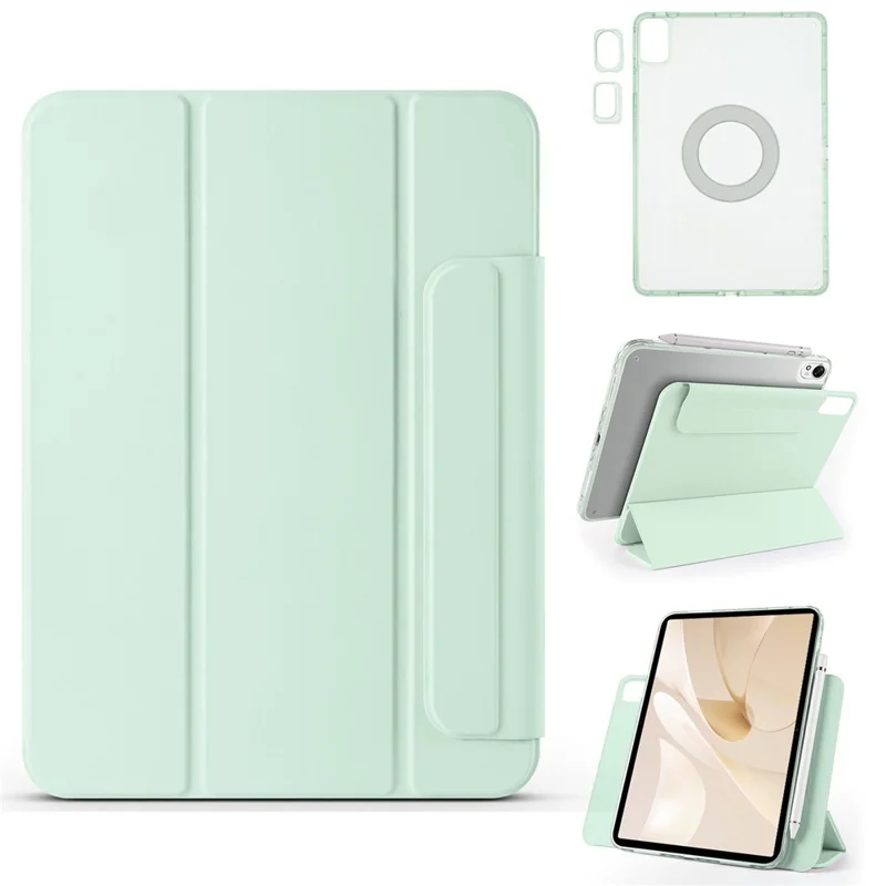 Leather Case For Huawei MatePad Air 11.5 inch (2023)  /  MatePad 11.5 S  /  MatePad 11.5 Folding Stand Magnetic Tablet Cover - Baby Blue-Cellmalls