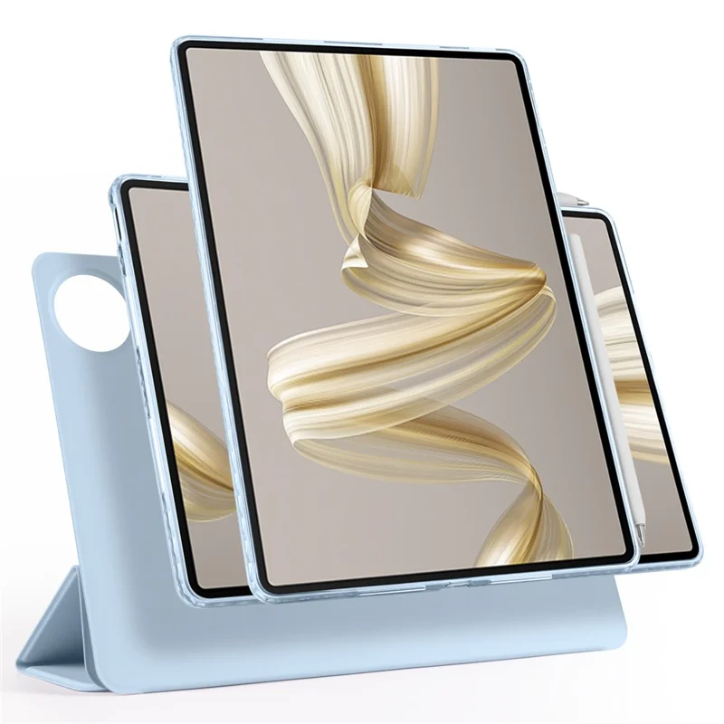 For Huawei MatePad Pro 12.2 (2024) Case Folding Stand Magnetic Leather Tablet Cover - Baby Blue-Cellmalls