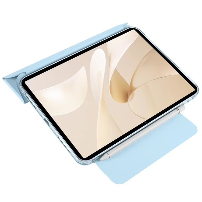 Leather Case For Huawei MatePad Air 11.5 inch (2023)  /  MatePad 11.5 S  /  MatePad 11.5 Folding Stand Magnetic Tablet Cover - Baby Blue-Cellmalls