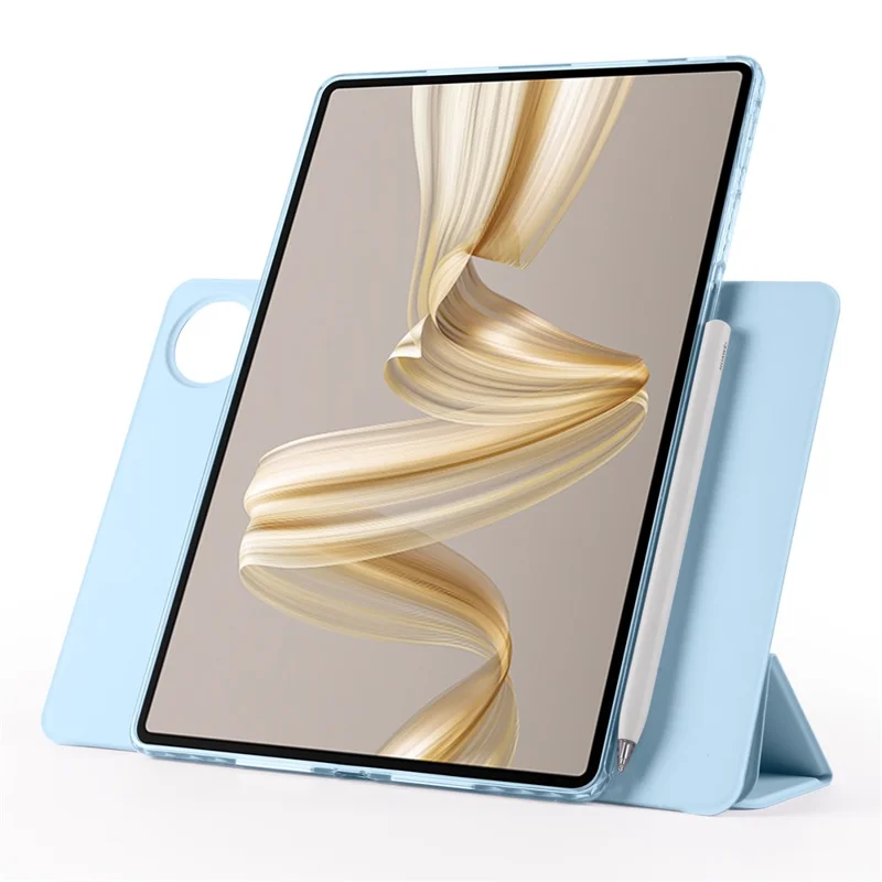 For Huawei MatePad Pro 12.2 (2024) Case Folding Stand Magnetic Leather Tablet Cover - Baby Blue-Cellmalls