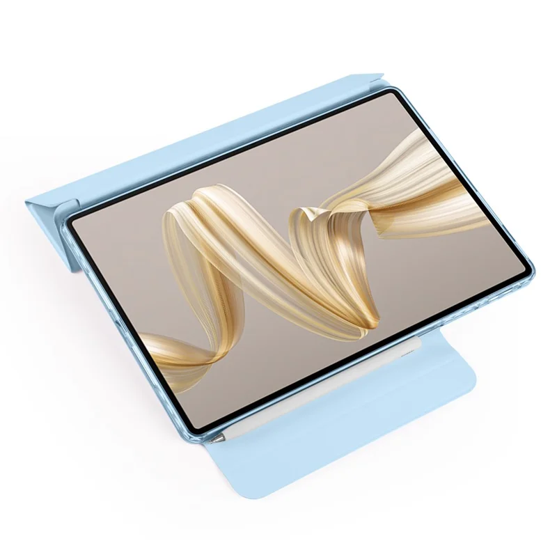 For Huawei MatePad Pro 12.2 (2024) Case Folding Stand Magnetic Leather Tablet Cover - Baby Blue-Cellmalls