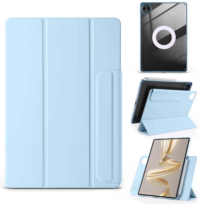 For Huawei MatePad Pro 12.2 (2024) Case Folding Stand Magnetic Leather Tablet Cover - Baby Blue-Cellmalls