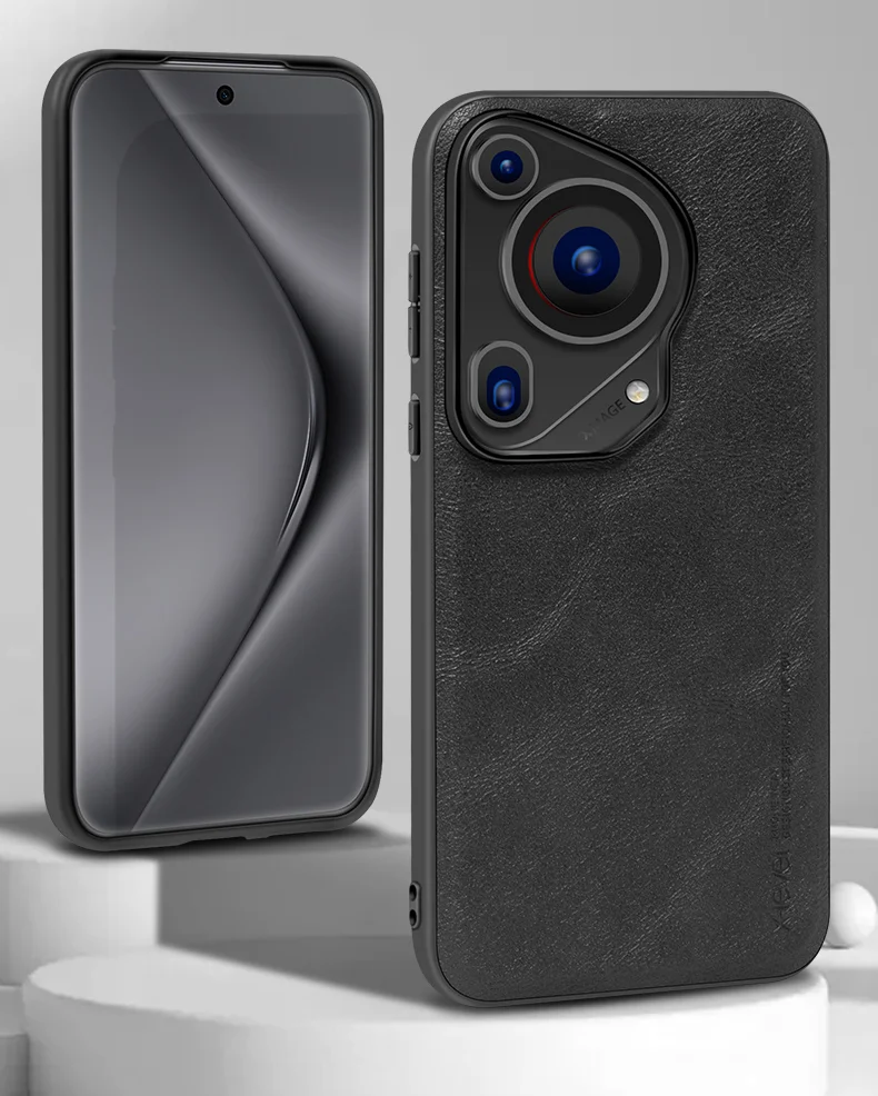 X-LEVEL Bojue-3 Series For Huawei Pura 70 Ultra Case PU Leather+TPU+PC Phone Cover - Black-Cellmalls