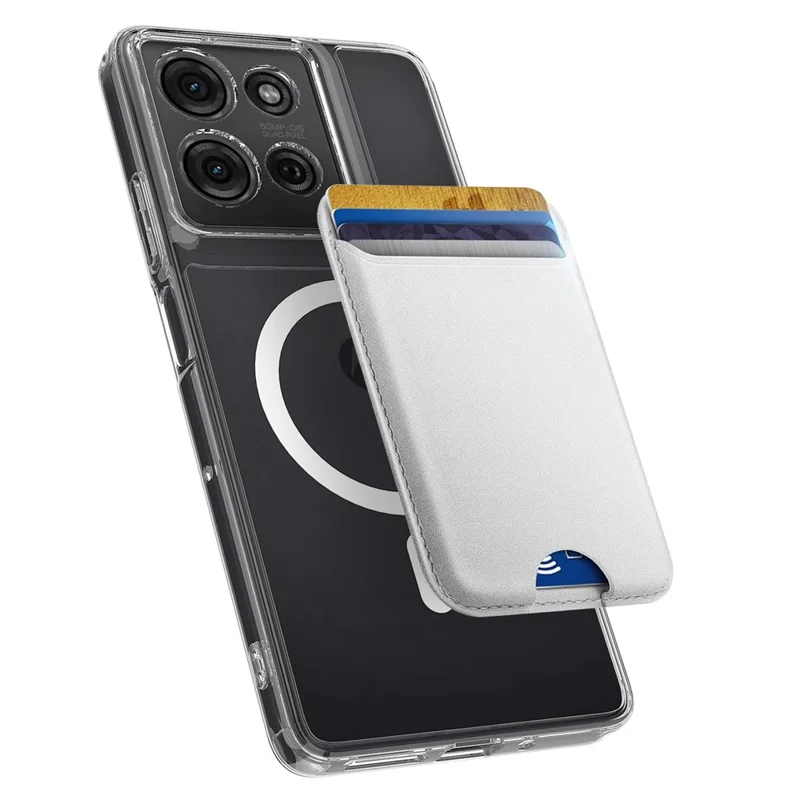 For Motorola Moto G75 5G Clear Case TPU + Acrylic Magnetic Phone Cover Compatible with MagSafe-Cellmalls