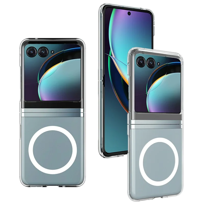 For Motorola Razr 2025 Case TPU + Acrylic Magnetic Phone Cover Compatible with MagSafe-Cellmalls