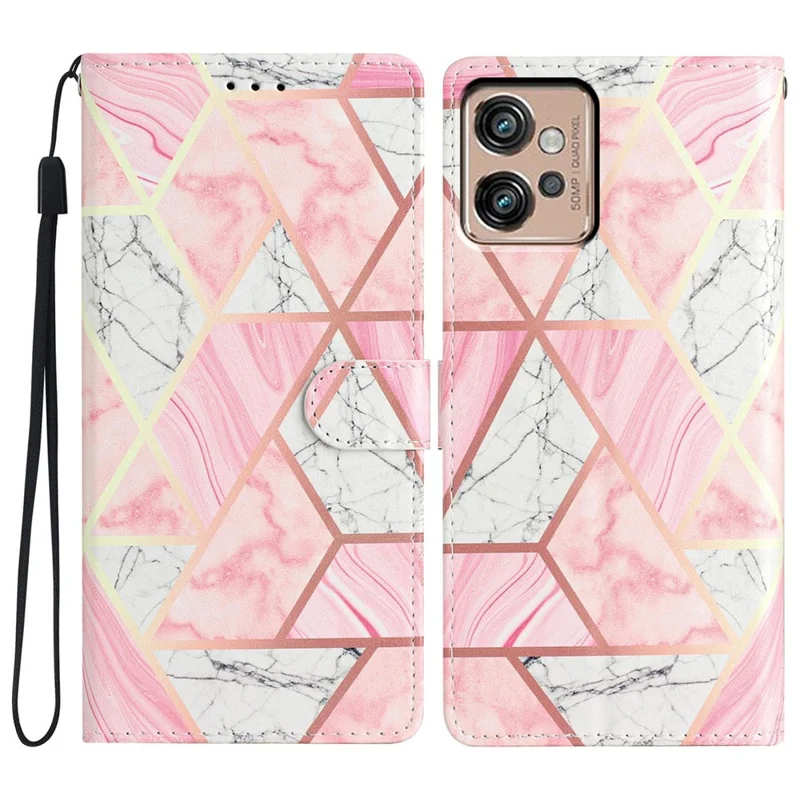 For Motorola Moto G32 4G Case Stylish Pattern Card Slot Leather Flip Cover Stand Feature - Blue Butterfly-Cellmalls