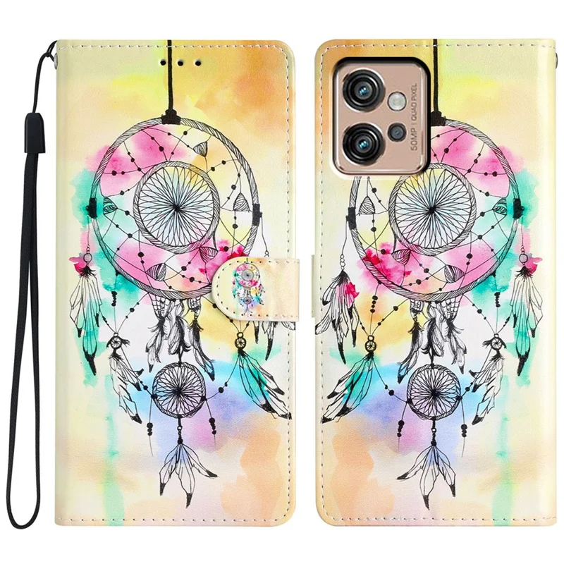 For Motorola Moto G32 4G Case Stylish Pattern Card Slot Leather Flip Cover Stand Feature - Blue Butterfly-Cellmalls