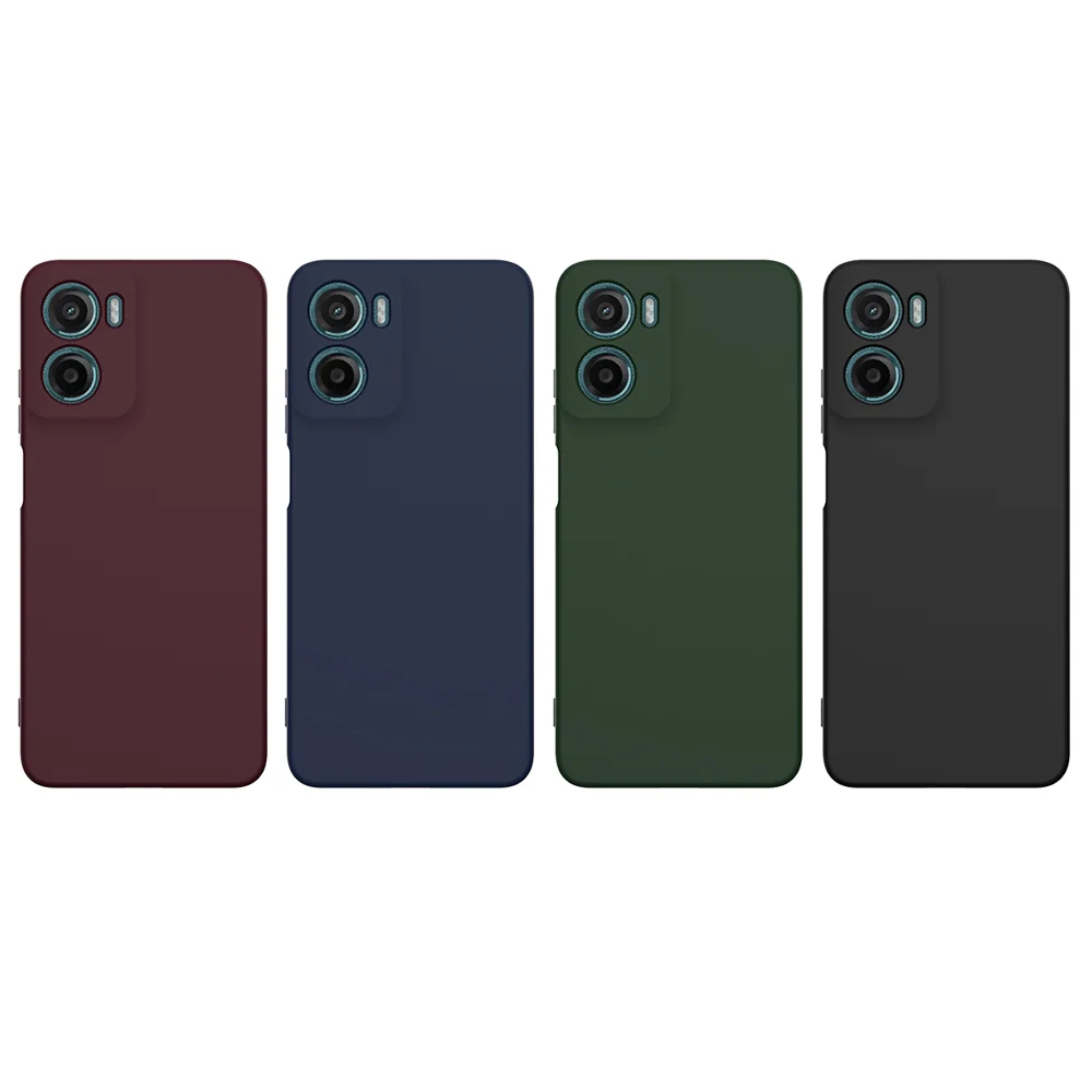 For Motorola Moto E15 4G / Motorola Moto G05 4G Case Compatible with MagSafe Anti-Drop Liquid Silicone Phone Cover - Black-Cellmalls