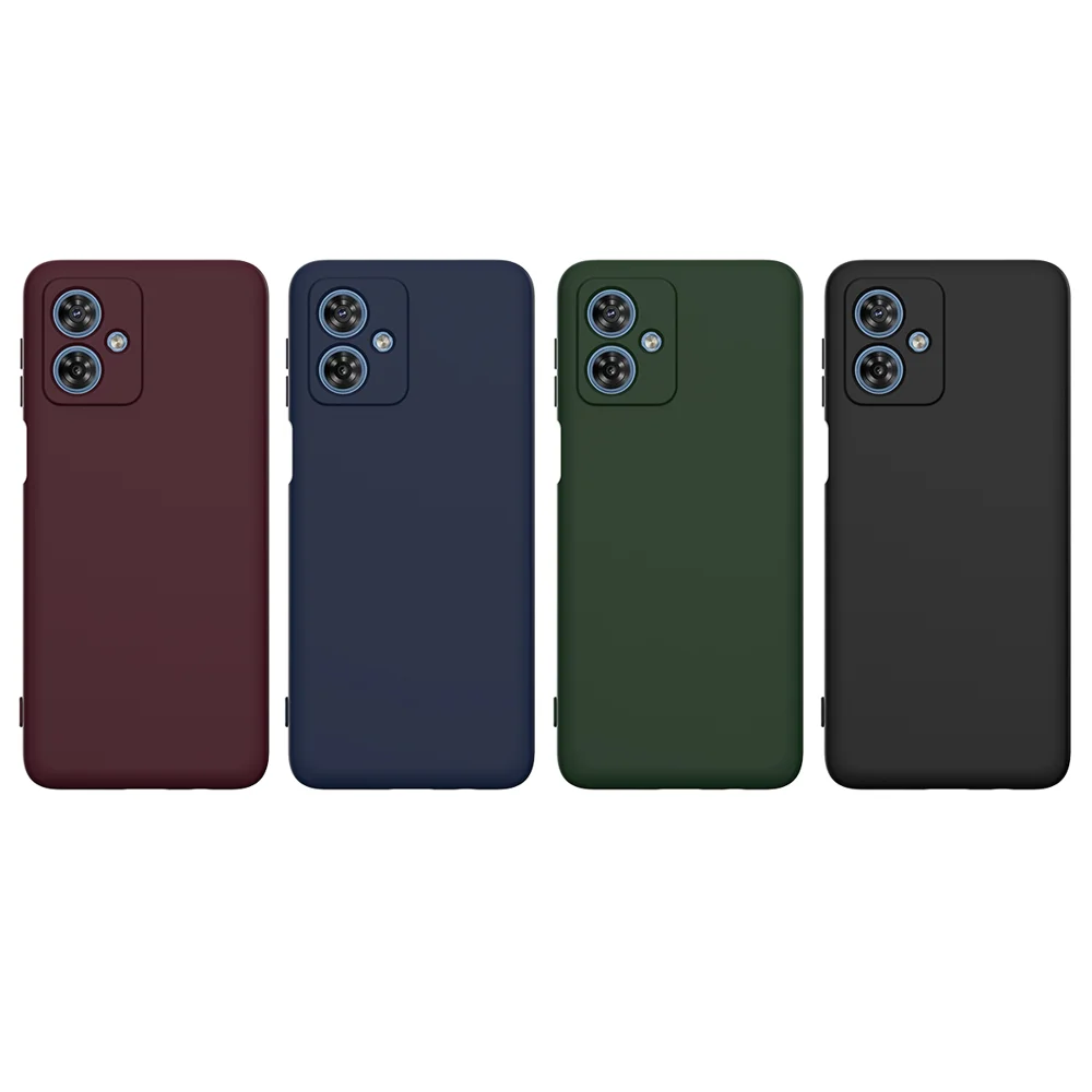 For Motorola Moto G54 Power 5G / Motorola Moto G64 5G / Motorola Moto G54 5G Case Compatible with MagSafe Anti-Drop Liquid Silicone Phone Cover - Black-Cellmalls