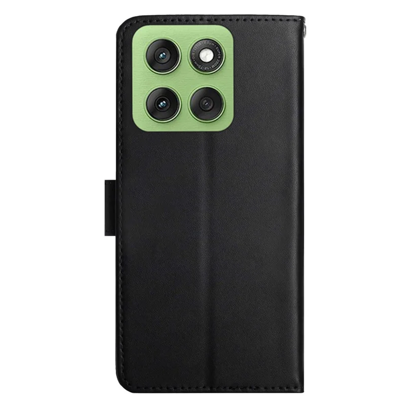 For Motorola Edge 60 5G / 60 Fusion 5G Case Genuine Cow Leather Phone Cover Nappa Texture - Black-Cellmalls