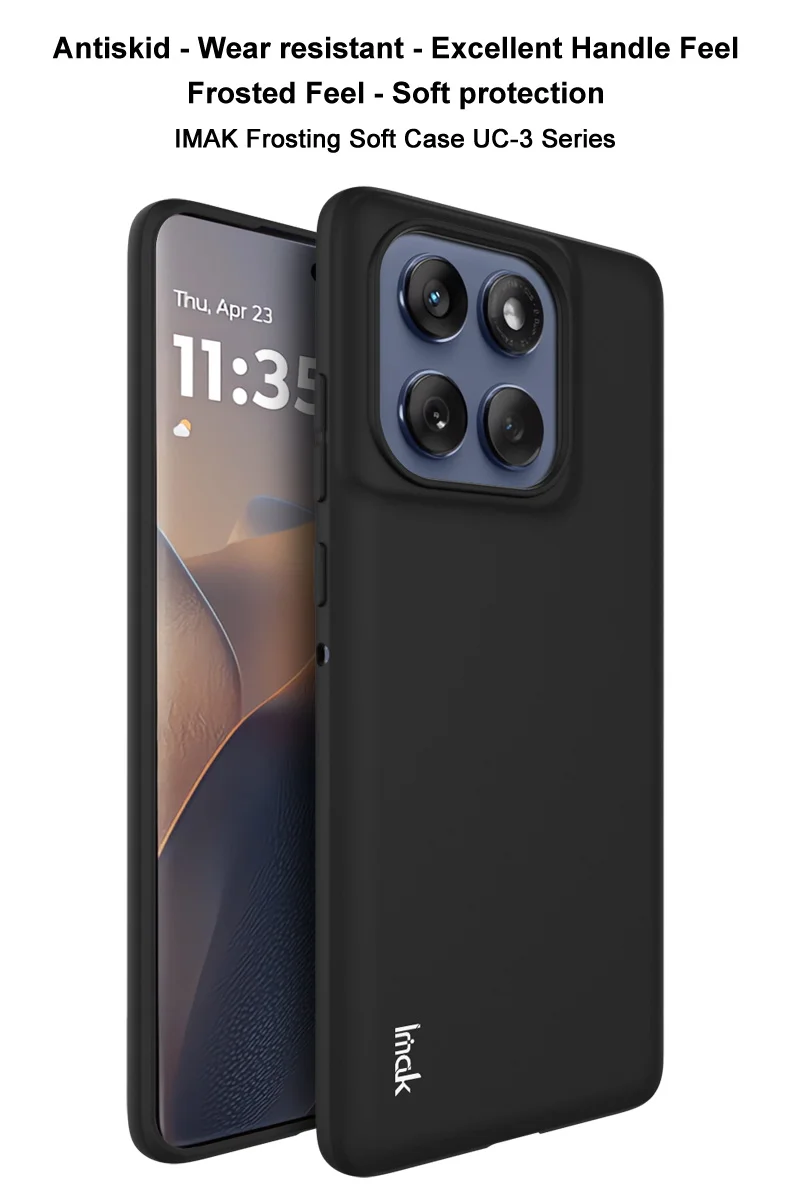 IMAK UC-3 Series Soft TPU Cover for Motorola Edge 60 5G  /  60 Fusion 5G  /  60s 5G Matte Anti Fingerprint Case-Cellmalls