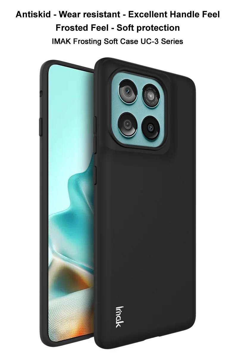 IMAK UC-3 Series for Motorola Edge (2025) 5G Case Matte Anti Fingerprint Soft TPU Cover-Cellmalls