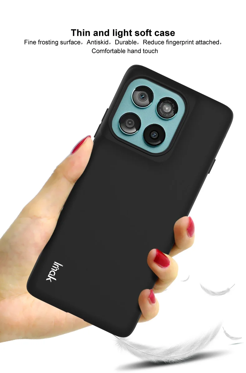 IMAK UC-3 Series for Motorola Edge (2025) 5G Case Matte Anti Fingerprint Soft TPU Cover-Cellmalls