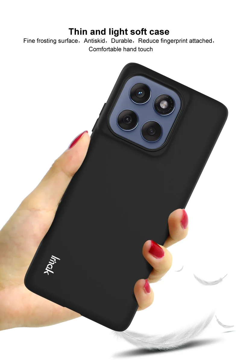 IMAK UC-3 Series Soft TPU Cover for Motorola Edge 60 5G  /  60 Fusion 5G  /  60s 5G Matte Anti Fingerprint Case-Cellmalls