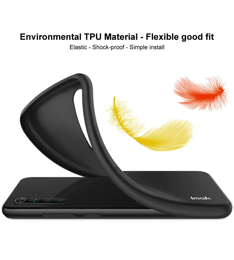 IMAK UC-3 Series for Motorola Moto G55 5G Case Matte Anti-Fingerprint Soft TPU Cover-Cellmalls