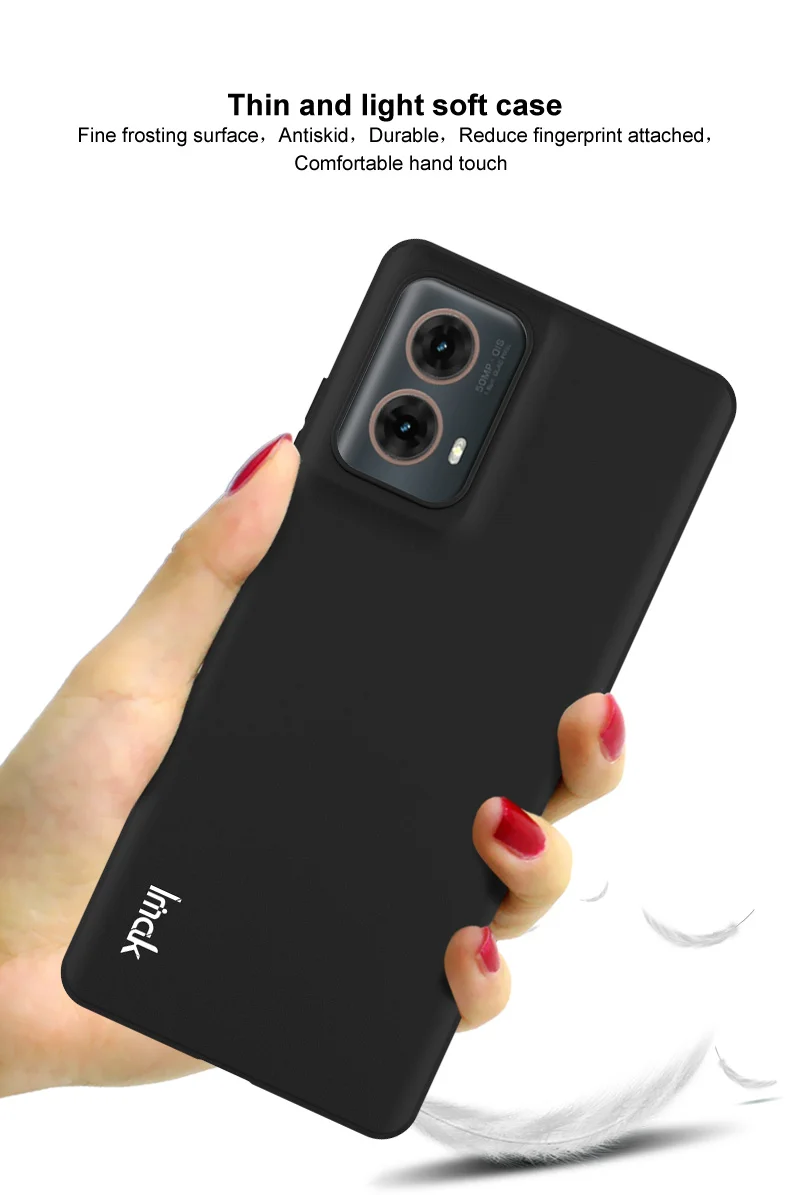 IMAK UC-3 Series for Motorola Moto G85 5G / S50 Neo 5G Case Matte Anti-Fingerprint Soft TPU Cover-Cellmalls