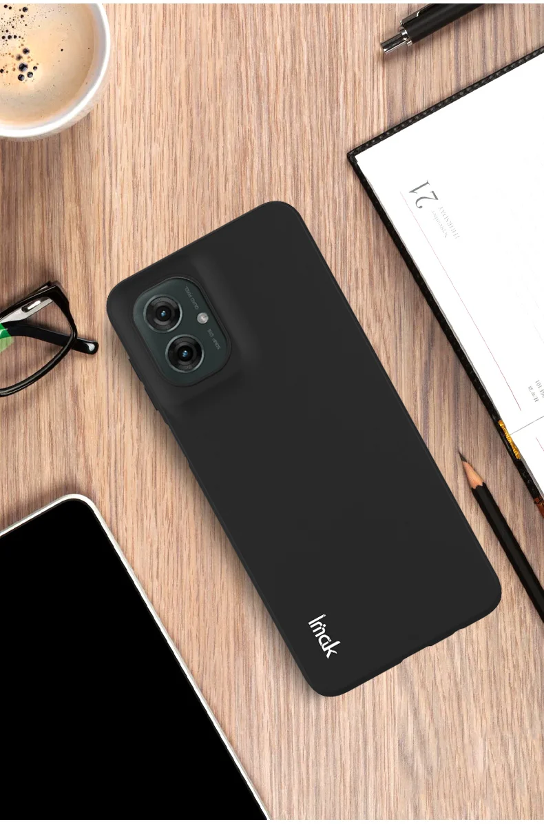 IMAK UC-3 Series for Motorola Moto G55 5G Case Matte Anti-Fingerprint Soft TPU Cover-Cellmalls