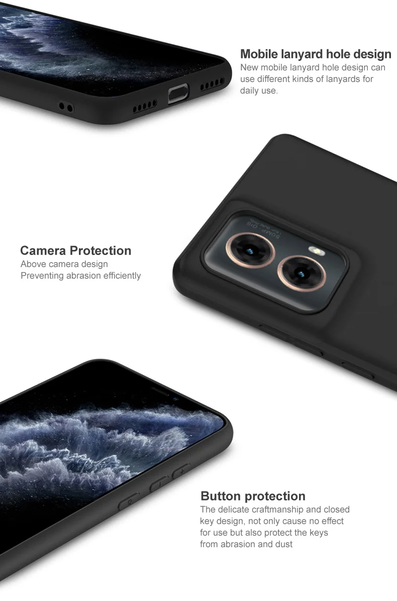 IMAK UC-3 Series for Motorola Moto G85 5G / S50 Neo 5G Case Matte Anti-Fingerprint Soft TPU Cover-Cellmalls