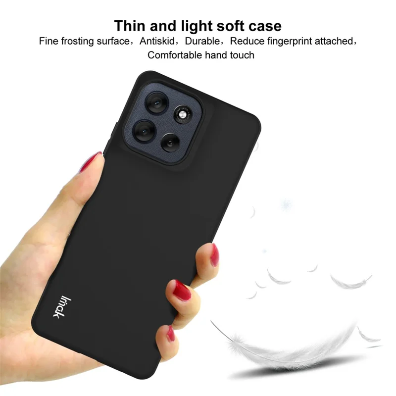 IMAK UC-3 Series for Motorola Moto G56 5G Case Matte Anti Fingerprint Soft TPU Cover-Cellmalls