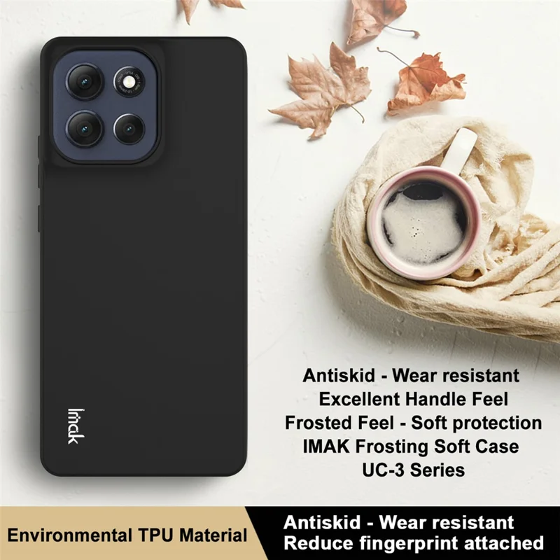 IMAK UC-3 Series for Motorola Moto G86 Power 5G Case Matte Anti Fingerprint Soft TPU Cover-Cellmalls