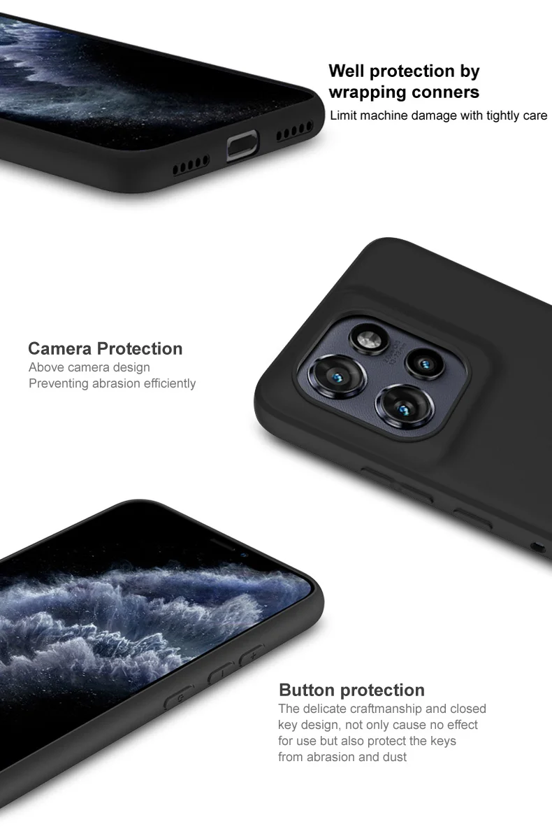 IMAK UC-3 Series for Motorola Thinkphone 25 5G /  Moto S50 5G / Edge 50 Neo 5G Case Matte Anti-Fingerprint Soft TPU Cover-Cellmalls