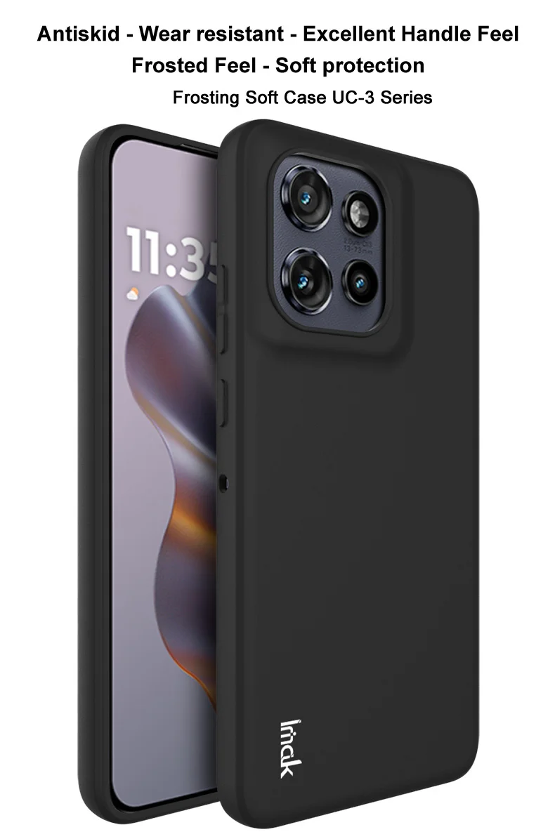 IMAK UC-3 Series for Motorola Thinkphone 25 5G /  Moto S50 5G / Edge 50 Neo 5G Case Matte Anti-Fingerprint Soft TPU Cover-Cellmalls