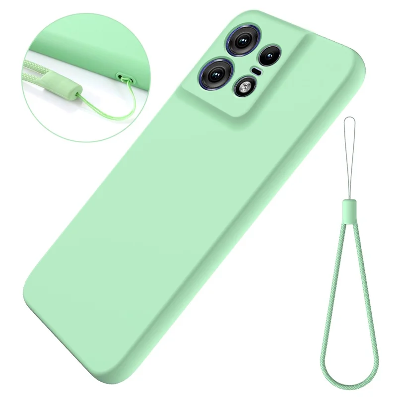 For Motorola Edge 50 Pro 5G Case Soft Liquid Silicone Phone Cover Mobile Accessories Wholesale - Green-Cellmalls