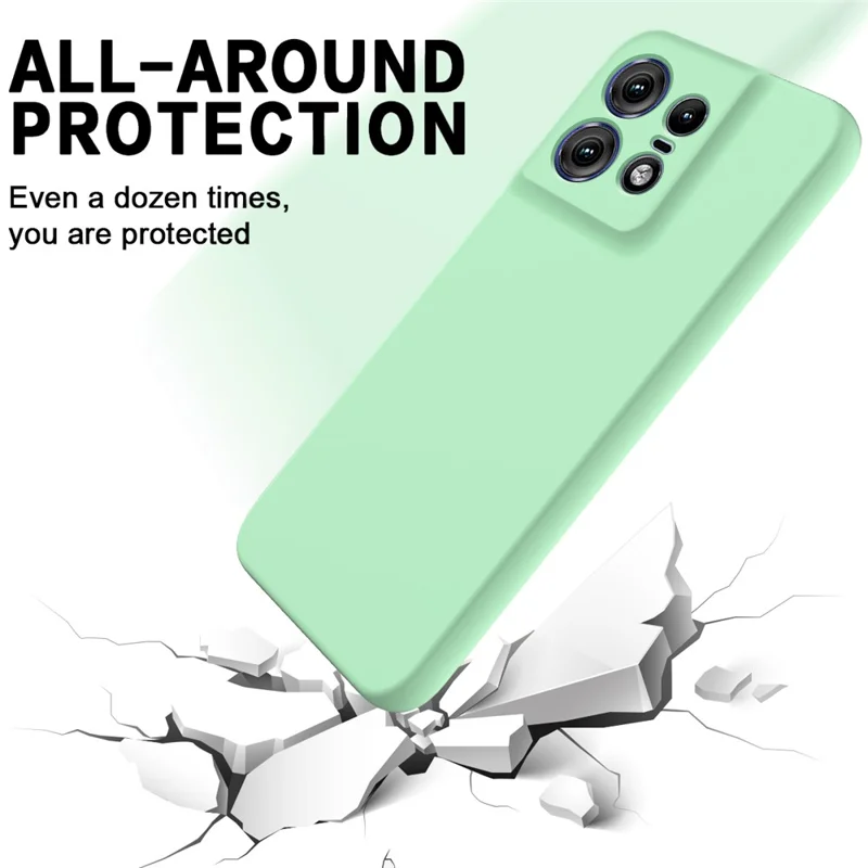 For Motorola Edge 50 Pro 5G Case Soft Liquid Silicone Phone Cover Mobile Accessories Wholesale - Green-Cellmalls