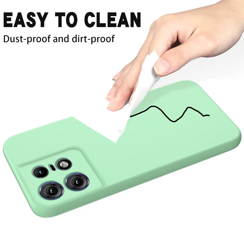 For Motorola Edge 50 Pro 5G Case Soft Liquid Silicone Phone Cover Mobile Accessories Wholesale - Green-Cellmalls