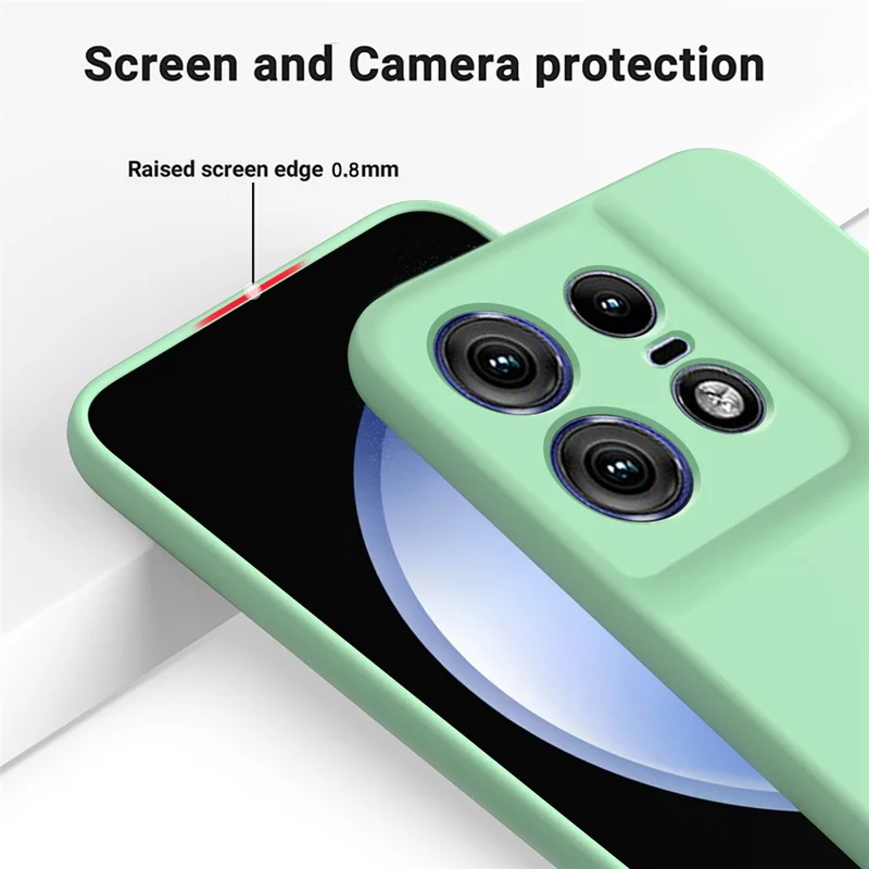 For Motorola Edge 50 Pro 5G Case Soft Liquid Silicone Phone Cover Mobile Accessories Wholesale - Green-Cellmalls