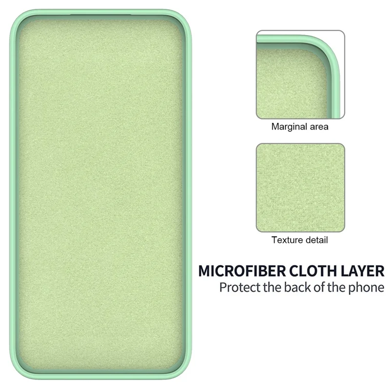 For Motorola Edge 50 Pro 5G Case Soft Liquid Silicone Phone Cover Mobile Accessories Wholesale - Green-Cellmalls