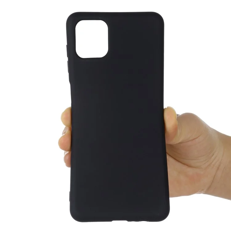 Soft Liquid Silicone Protector Back Case with Handy Strap for Motorola Edge S / Moto G100 - Black-Cellmalls