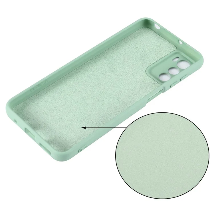 For Motorola Moto G42 4G Anti-scratch Silicone Soft Phone Case Bumper Cover Anti-fall Mobile Phone Protector - Green-Cellmalls