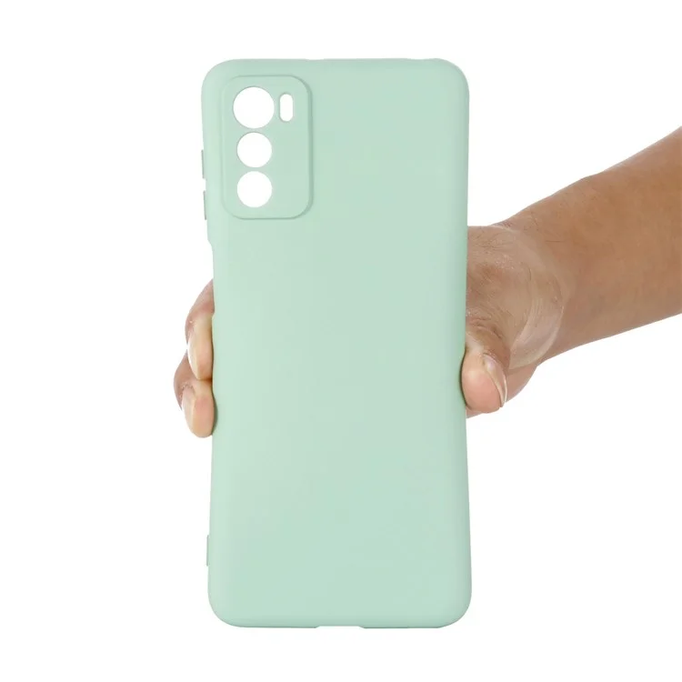 For Motorola Moto G42 4G Anti-scratch Silicone Soft Phone Case Bumper Cover Anti-fall Mobile Phone Protector - Green-Cellmalls