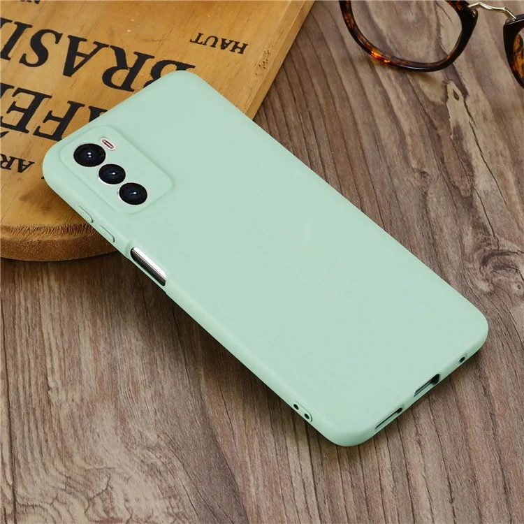 For Motorola Moto G42 4G Anti-scratch Silicone Soft Phone Case Bumper Cover Anti-fall Mobile Phone Protector - Green-Cellmalls