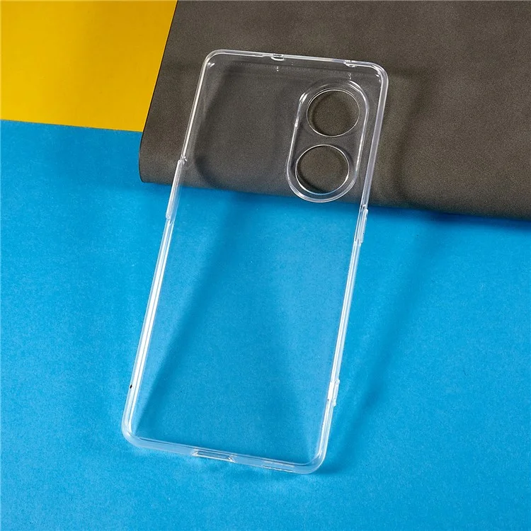 Back Shell for Oppo A1 Pro 5G / Reno8 T 5G, Soft TPU Phone Case Transparent Clear Slim Phone Cover-Cellmalls