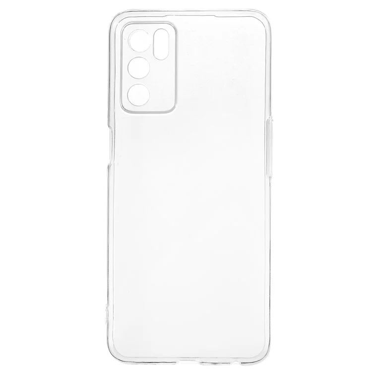 For Oppo A16 / A16s / A54s Protective Phone Cover, Shock-Absorbing Slim TPU Transparent Clear Phone Case-Cellmalls