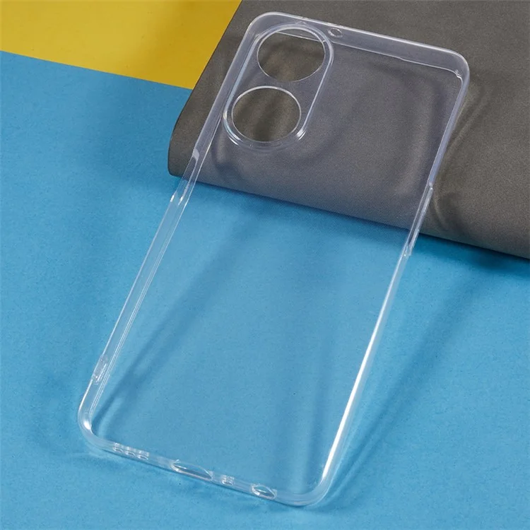 Transparent Phone Case for Oppo A1 5G , Ultra-Thin Flexible TPU Protective Phone Cover-Cellmalls