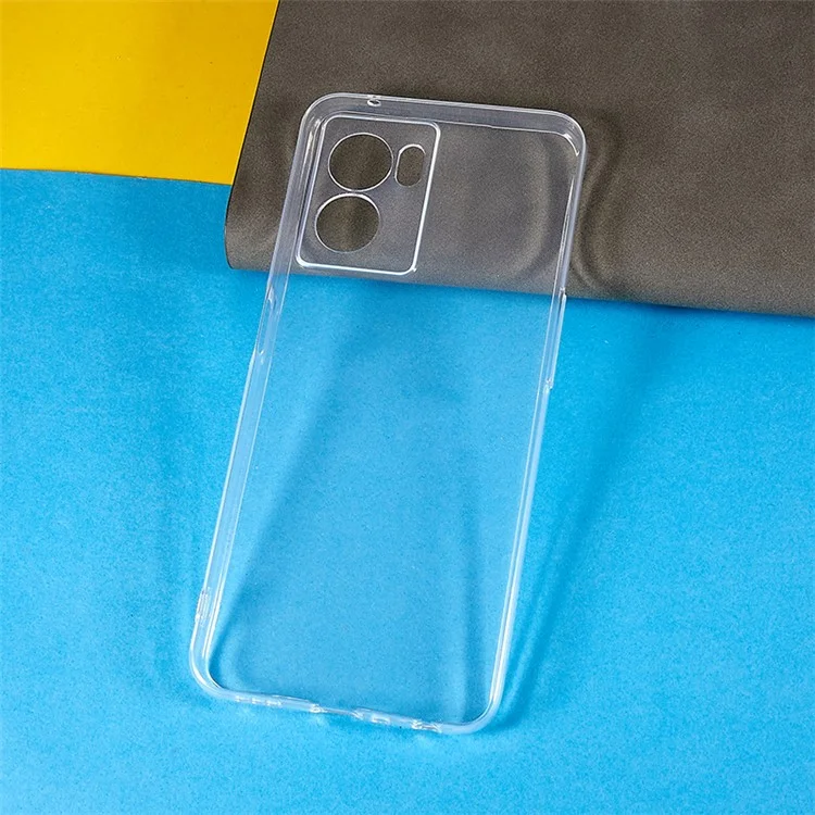 For Oppo A56s 5G Anti-Scratch Mobile Phone Cover Flexible Ultra-Thin Transparent TPU Phone Case-Cellmalls
